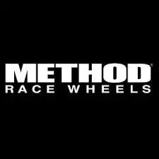 Logo of Method Race Wheels in bold white text on a black background